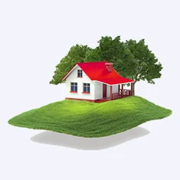 Symbol von Land Area Measure And Compass